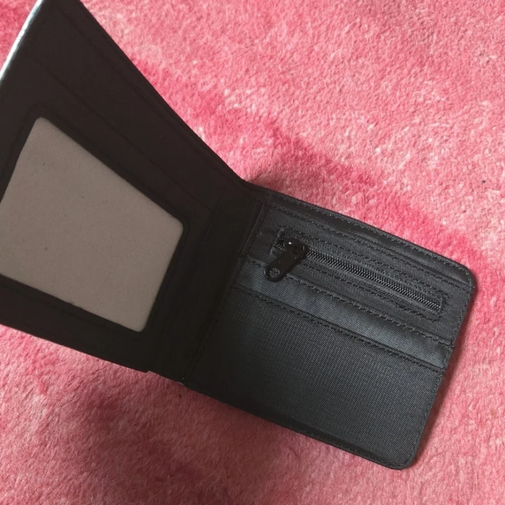 New genshin impact anime manga leather wallet